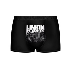 Мужские трусы 3D с принтом Linkin Park  в городе Новоалтайск, 50% хлопок, 50% полиэстер | классическая посадка, на поясе мягкая тканевая резинка | американская | группа | линкин | майк шинода | метал | музыка | ню | парк | поп | рок | рэп | феникс фаррелл | честер беннингтон | электроник