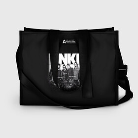 Сумка-шоппер 3D с принтом Linkin Park в городе Новоалтайск, 100% полиэстер | застегивается на металлическую кнопку; внутренний карман застегивается на молнию. Стенки укреплены специальным мягким материалом, чтобы защитить содержимое от несильных ударов
 | американская | группа | линкин | майк шинода | метал | музыка | ню | парк | поп | рок | рэп | феникс фаррелл | честер беннингтон | электроник