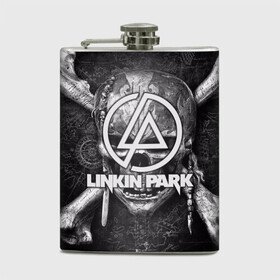 Фляга с принтом Linkin Park  в городе Новоалтайск, металлический корпус | емкость 0,22 л, размер 125 х 94 мм. Виниловая наклейка запечатывается полностью | американская | группа | линкин | майк шинода | метал | музыка | ню | парк | поп | рок | рэп | феникс фаррелл | честер беннингтон | электроник