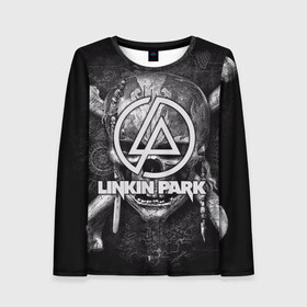 Женский лонгслив 3D с принтом Linkin Park в городе Новоалтайск, 100% полиэстер | длинные рукава, круглый вырез горловины, полуприлегающий силуэт | американская | группа | линкин | майк шинода | метал | музыка | ню | парк | поп | рок | рэп | феникс фаррелл | честер беннингтон | электроник