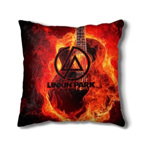 Подушка 3D с принтом Linkin Park в городе Новоалтайск, наволочка – 100% полиэстер, наполнитель – холлофайбер (легкий наполнитель, не вызывает аллергию). | состоит из подушки и наволочки. Наволочка на молнии, легко снимается для стирки | американская | группа | линкин | майк шинода | метал | музыка | ню | парк | поп | рок | рэп | феникс фаррелл | честер беннингтон | электроник