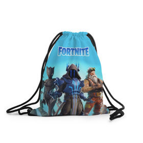 Рюкзак-мешок 3D с принтом FORTNITE WINTER SEASON в городе Новоалтайск, 100% полиэстер | плотность ткани — 200 г/м2, размер — 35 х 45 см; лямки — толстые шнурки, застежка на шнуровке, без карманов и подкладки | 7 season | 7 сезон | battle | fortnite | royale | winter | битва | владыка | генерал | дожор | зима | королевская | льда | мороз | неоновая | ночной | рысь | скин | снайпер | снежный | фортнайт | форточка