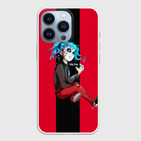 Чехол для iPhone 13 Pro с принтом Sally Face в городе Новоалтайск,  |  | Тематика изображения на принте: sally face | игра | компьютерная игра | красная | красный | лицо | маска | полосы | протез | салли фейс | школа | шрамы