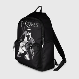 Рюкзак 3D с принтом Queen в городе Новоалтайск, 100% полиэстер | лямки с регулируемой длиной, сверху петелька, чтобы рюкзак можно было повесить на вешалку. Основное отделение закрывается на молнию, как и внешний карман. Внутри два дополнительных кармана, один из которых закрывается на молнию. По бокам два дополнительных кармашка | queen | брайан мэи | британская | группа | джон дикон | королева | роджер тейлор | рок | фредди меркьюри