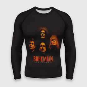 Мужской рашгард 3D с принтом Queen Bohemian Rhapsody в городе Новоалтайск,  |  | queen | брайан мэи | британская | группа | джон дикон | королева | роджер тейлор | рок | фредди меркьюри