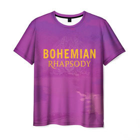 Мужская футболка 3D с принтом Queen Bohemian Rhapsody в городе Новоалтайск, 100% полиэфир | прямой крой, круглый вырез горловины, длина до линии бедер | queen | богемская рапсодия | брайан мэи | британская | группа | королева | роджер тейлор | рок | фредди меркьюри