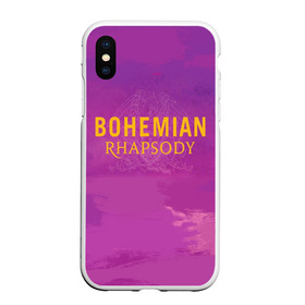 Чехол для iPhone XS Max матовый с принтом Queen Bohemian Rhapsody в городе Новоалтайск, Силикон | Область печати: задняя сторона чехла, без боковых панелей | queen | богемская рапсодия | брайан мэи | британская | группа | королева | роджер тейлор | рок | фредди меркьюри