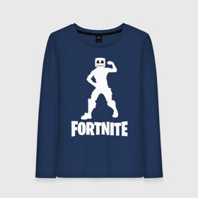 Женский лонгслив хлопок с принтом FORTNITE x MARSHMELLO в городе Новоалтайск, 100% хлопок |  | 2019 | armor | armour | cybersport | esport | fortnite | game | llama | logo | броня | игра | киберспорт | лама | фиолетовый | фирменные цвета | фортнайт