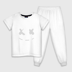 Детская пижама хлопок с принтом FORTNITE x MARSHMELLO в городе Новоалтайск, 100% хлопок |  брюки и футболка прямого кроя, без карманов, на брюках мягкая резинка на поясе и по низу штанин
 | 