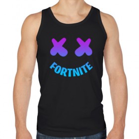 Мужская майка хлопок с принтом FORTNITE x MARSHMELLO в городе Новоалтайск, 100% хлопок |  | fnchap2 | fortnite | fortnite 2 | fortnite x | marshmello | ninja | ninja hyper streamer | ninja streamer | streamer | tyler blevins | маршмелло | ниндзя | фортнайт | фортнайт 2 | фортнайт глава 2