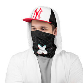 Бандана-труба 3D с принтом FORTNITE x MARSHMELLO в городе Новоалтайск, 100% полиэстер, ткань с особыми свойствами — Activecool | плотность 150‒180 г/м2; хорошо тянется, но сохраняет форму | Тематика изображения на принте: 2019 | armor | armour | cybersport | dj | esport | fortnite | galaxy | game | llama | logo | marshmello | space | usa | америка | броня | галакт | игра | киберспорт | клубная музыка | лама | маршмелло |