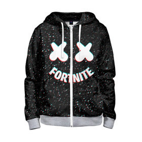 Детская толстовка 3D на молнии с принтом FORTNITE x MARSHMELLO в городе Новоалтайск, 100% полиэстер |  манжеты и пояс оформлены широкой мягкой резинкой, двухслойный капюшон со шнурком для регулировки, спереди карманы и застежка-молния
 | 2019 | armor | armour | cybersport | dj | esport | fortnite | galaxy | game | llama | logo | marshmello | space | usa | америка | броня | галакт | игра | киберспорт | клубная музыка | лама | маршмелло |