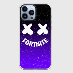 Чехол для iPhone 13 Pro Max с принтом FORTNITE x MARSHMELLO | ФОРТНАЙТ в городе Новоалтайск,  |  | Тематика изображения на принте: 2019 | armor | armour | cybersport | esport | fortnite | game | llama | logo | броня | игра | киберспорт | лама | фиолетовый | фирменные цвета | фортнайт