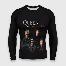 Мужской рашгард 3D с принтом Queen в городе Новоалтайск,  |  | queen | богемская рапсодия | брайан мэи | британская | группа | королева | роджер тейлор | рок | фредди меркьюри