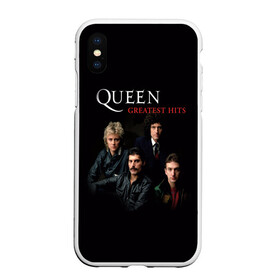 Чехол для iPhone XS Max матовый с принтом Queen в городе Новоалтайск, Силикон | Область печати: задняя сторона чехла, без боковых панелей | queen | богемская рапсодия | брайан мэи | британская | группа | королева | роджер тейлор | рок | фредди меркьюри