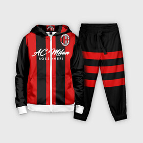 Детский костюм 3D с принтом Милан в городе Новоалтайск,  |  | ac milan | diavolo | milan | rossoneri | дьяволы | италия | красно чёрные | милан | серия а | форма | футбол | футболист | футбольная | футбольный клуб