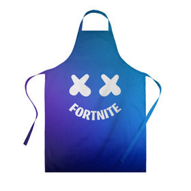 Фартук 3D с принтом FORTNITE x MARSHMELLO в городе Новоалтайск, 100% полиэстер | общий размер — 65 х 85 см, ширина нагрудника — 26 см, горловина — 53 см, длина завязок — 54 см, общий обхват в поясе — 173 см. Принт на завязках и на горловине наносится с двух сторон, на основной части фартука — только с внешней стороны | 2019 | armor | armour | cybersport | esport | fortnite | game | llama | logo | броня | игра | киберспорт | лама | фиолетовый | фирменные цвета | фортнайт