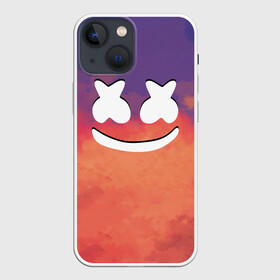 Чехол для iPhone 13 mini с принтом Marchmello Sky в городе Новоалтайск,  |  | chris comstock | electronic | joytime iii | marshmallow | marshmello | клубная | маршмелло | маршмеллоу | электронная музыка