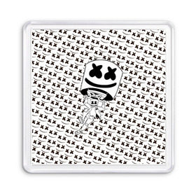 Магнит 55*55 с принтом Fortnite Marshmello в городе Новоалтайск, Пластик | Размер: 65*65 мм; Размер печати: 55*55 мм | chris comstock | electronic | fortnite | joytime iii | marshmallow | marshmello | клубная | маршмелло | маршмеллоу | фортнайт | электронная музыка