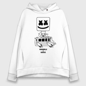 Женское худи Oversize хлопок с принтом X в городе Новоалтайск, френч-терри — 70% хлопок, 30% полиэстер. Мягкий теплый начес внутри —100% хлопок | боковые карманы, эластичные манжеты и нижняя кромка, капюшон на магнитной кнопке | chris comstock | electronic | fortnite | joytime iii | marshmallow | marshmello | клубная | маршмелло | маршмеллоу | фортнайт | электронная музыка