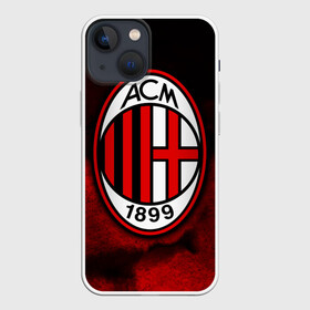 Чехол для iPhone 13 mini с принтом Милан в городе Новоалтайск,  |  | ac milan | diavolo | milan | rossoneri | дьяволы | италия | красно чёрные | милан | серия а | форма | футбол | футболист | футбольная | футбольный клуб