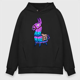 Мужское худи Oversize хлопок с принтом FORTNITE Lama в городе Новоалтайск, френч-терри — 70% хлопок, 30% полиэстер. Мягкий теплый начес внутри —100% хлопок | боковые карманы, эластичные манжеты и нижняя кромка, капюшон на магнитной кнопке | Тематика изображения на принте: battle royale | fn | fortnite | fortnite dance | lama | батл рояль | лама | оляша | фортнайт