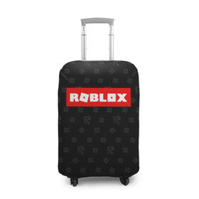 Чехол для чемодана 3D с принтом ROBLOX в городе Новоалтайск, 86% полиэфир, 14% спандекс | двустороннее нанесение принта, прорези для ручек и колес | game | gamer | logo | minecraft | roblox | simulator | игра | конструктор | лого | симулятор | строительство | фигура