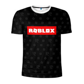 Мужская футболка 3D спортивная с принтом ROBLOX в городе Новоалтайск, 100% полиэстер с улучшенными характеристиками | приталенный силуэт, круглая горловина, широкие плечи, сужается к линии бедра | game | gamer | logo | minecraft | roblox | simulator | игра | конструктор | лого | симулятор | строительство | фигура