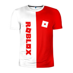 Мужская футболка 3D спортивная с принтом ROBLOX в городе Новоалтайск, 100% полиэстер с улучшенными характеристиками | приталенный силуэт, круглая горловина, широкие плечи, сужается к линии бедра | game | gamer | logo | minecraft | roblox | simulator | игра | конструктор | лого | симулятор | строительство | фигура