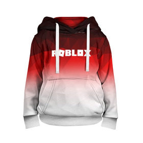 Детская толстовка 3D с принтом ROBLOX в городе Новоалтайск, 100% полиэстер | двухслойный капюшон со шнурком для регулировки, мягкие манжеты на рукавах и по низу толстовки, спереди карман-кенгуру с мягким внутренним слоем | Тематика изображения на принте: game | gamer | logo | minecraft | roblox | simulator | игра | конструктор | лого | симулятор | строительство | фигура