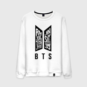 Мужской свитшот хлопок с принтом BTS в городе Новоалтайск, 100% хлопок |  | bangtan boys | bt21 | bts | bts army | bts stickers | j hope | jimin | jin | jungkook | k pop | rap monster | rapmon | suga | v | бтс | корея | стикеры bts