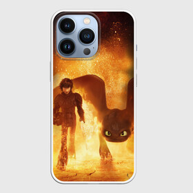 Чехол для iPhone 13 Pro с принтом Как приручить дракона в городе Новоалтайск,  |  | Тематика изображения на принте: 2019 | 3 | dragon | fire | how to train | night fury | toothless | беззубик | дракон | дракона | как приручить | новый | ночная фурия | огонь | пламя | постер | три