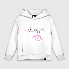 Детское худи Oversize хлопок с принтом Lil Peep в городе Новоалтайск, френч-терри — 70% хлопок, 30% полиэстер. Мягкий теплый начес внутри —100% хлопок | боковые карманы, эластичные манжеты и нижняя кромка, капюшон на магнитной кнопке | gustav | lo fi | runaway | густав | лил | пип | пост эмо | реп | хип хоп | эмо рэп