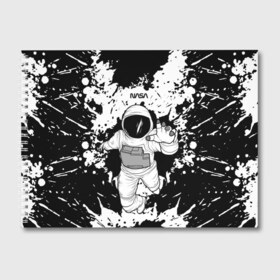 Альбом для рисования с принтом NASA в городе Новоалтайск, 100% бумага
 | матовая бумага, плотность 200 мг. | Тематика изображения на принте: nasa | астронавт | звезды | земля | космонавт | космос | луна | марс | наса | планета | роскосмос | созвездие | шатл