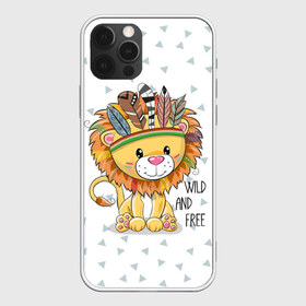 Чехол для iPhone 12 Pro Max с принтом Wild and free lion в городе Новоалтайск, Силикон |  | Тематика изображения на принте: animal | free | ki | lion | predator | toy | wild | белый | воин | грива | детский | дикий | животное | игрушка | индеец | красивый | лев | львёнок | малыш | милый | надпись | перья | повязка | раскраска | рисунок | свободный