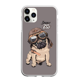 Чехол для iPhone 11 Pro матовый с принтом Brave dog pilot в городе Новоалтайск, Силикон |  | animal | beautiful | brave | childish | cute | dog | emblem | helmet | homemade | kid | pilot | pug | белый | детский | домашнее | животное | красивый | лётчик | малыш | милый | мопс | надпись | очки | пилот | рисунок | собака | текст | фон | хр