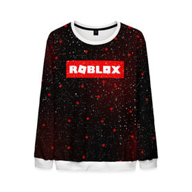 Мужской свитшот 3D с принтом ROBLOX в городе Новоалтайск, 100% полиэстер с мягким внутренним слоем | круглый вырез горловины, мягкая резинка на манжетах и поясе, свободная посадка по фигуре | game | gamer | logo | minecraft | roblox | simulator | игра | конструктор | лого | симулятор | строительство | фигура