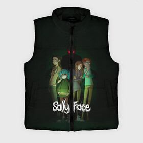Мужской жилет утепленный 3D с принтом Sally Face в городе Новоалтайск,  |  | blue | diane | face | fisher | gizmo | henry | johnson | killer | larry | sally | генри | гизмо | джонсон | диана | ларри | лицо | салли | фейс | фишер