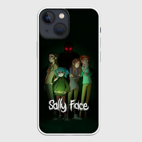 Чехол для iPhone 13 mini с принтом Sally Face в городе Новоалтайск,  |  | blue | diane | face | fisher | gizmo | henry | johnson | killer | larry | sally | генри | гизмо | джонсон | диана | ларри | лицо | салли | фейс | фишер