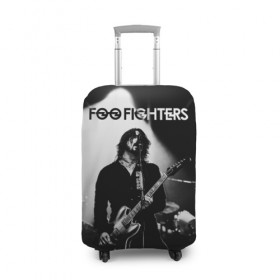 Чехол для чемодана 3D с принтом Foo Fighters в городе Новоалтайск, 86% полиэфир, 14% спандекс | двустороннее нанесение принта, прорези для ручек и колес | foo fighters | nirvana | альтернативный рок | группы | дейв грол | музыка | постгранж | рок | хард рок