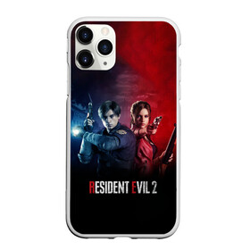 Чехол для iPhone 11 Pro матовый с принтом Resident Evil 2 в городе Новоалтайск, Силикон |  | 2 | biohazard | claire | evil | horror | raccoon | resident | survival | t virus | t вирус | выживание | зла | кеннеди | клэр | леон | обитель | раккун | редфилд | скотт | ужас