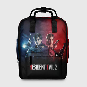 Женский рюкзак 3D с принтом Resident Evil 2 в городе Новоалтайск, 100% полиэстер | лямки с регулируемой длиной, сверху ручки, чтобы рюкзак нести как сумку. Основное отделение закрывается на молнию, как и внешний карман. Внутри два дополнительных кармана, один из которых закрывается на молнию. По бокам два дополнительных кармашка, куда поместится маленькая бутылочка
 | 2 | biohazard | claire | evil | horror | raccoon | resident | survival | t virus | t вирус | выживание | зла | кеннеди | клэр | леон | обитель | раккун | редфилд | скотт | ужас