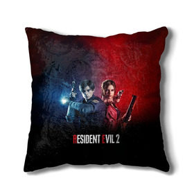 Подушка 3D с принтом Resident Evil 2 в городе Новоалтайск, наволочка – 100% полиэстер, наполнитель – холлофайбер (легкий наполнитель, не вызывает аллергию). | состоит из подушки и наволочки. Наволочка на молнии, легко снимается для стирки | 2 | biohazard | claire | evil | horror | raccoon | resident | survival | t virus | t вирус | выживание | зла | кеннеди | клэр | леон | обитель | раккун | редфилд | скотт | ужас