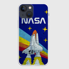Чехол для iPhone 13 mini с принтом NASA в городе Новоалтайск,  |  | shuttle | space | звёзды | космос | маск | наса | ракета | шатл