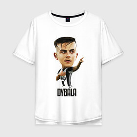 Мужская футболка хлопок Oversize с принтом Dybala в городе Новоалтайск, 100% хлопок | свободный крой, круглый ворот, “спинка” длиннее передней части | champion | cr7 | cristiano | game | goal | italy | juventus | madrid | real | ronaldo | spain | team | буффон | гол | дибала | золотой мяч | игрок | испания | италия | криштиану | мадрид | португалия | реал | роналду | спорт | тренер | футбол | 