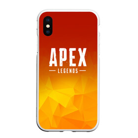 Чехол для iPhone XS Max матовый с принтом APEX LEGENDS в городе Новоалтайск, Силикон | Область печати: задняя сторона чехла, без боковых панелей | apex | apex legends | battle | battle royal | titanfall | апекс | апекс легендс | батл рояль | битва | война | королевская битва