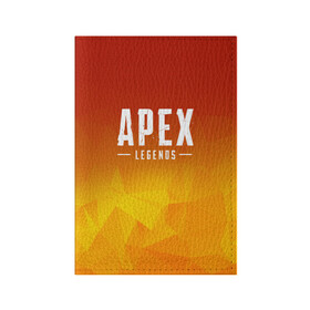 Обложка для паспорта матовая кожа с принтом APEX LEGENDS в городе Новоалтайск, натуральная матовая кожа | размер 19,3 х 13,7 см; прозрачные пластиковые крепления | apex | apex legends | battle | battle royal | titanfall | апекс | апекс легендс | батл рояль | битва | война | королевская битва