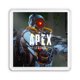 Магнит 55*55 с принтом APEX Legends в городе Новоалтайск, Пластик | Размер: 65*65 мм; Размер печати: 55*55 мм | 2 | 2019 | 3 | apex | game | legends | titanfall | игра | титанфолл