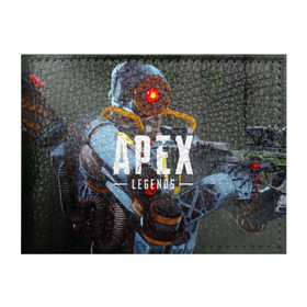 Обложка для студенческого билета с принтом APEX Legends в городе Новоалтайск, натуральная кожа | Размер: 11*8 см; Печать на всей внешней стороне | 2 | 2019 | 3 | apex | game | legends | titanfall | игра | титанфолл