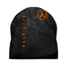 Шапка 3D с принтом HALF LIFE в городе Новоалтайск, 100% полиэстер | универсальный размер, печать по всей поверхности изделия | aperture laboratorie | black mesa | gordon freeman | half life | half life 3 | logo | valve | вэлв | гордон фриман | игра | лого | монтировка | фантастика | халф лайф